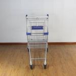 125L Retail Galvanized European Market Supermarket Shopping Trolley