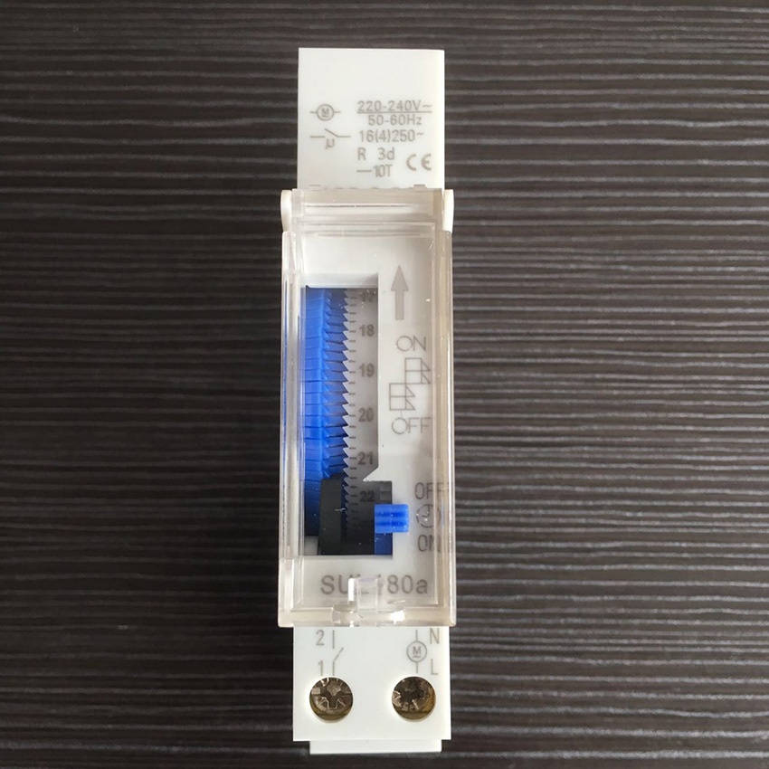 15 Minutes Mechanical Timer 24 Hours Programmable Din Rail Timer Time Switch