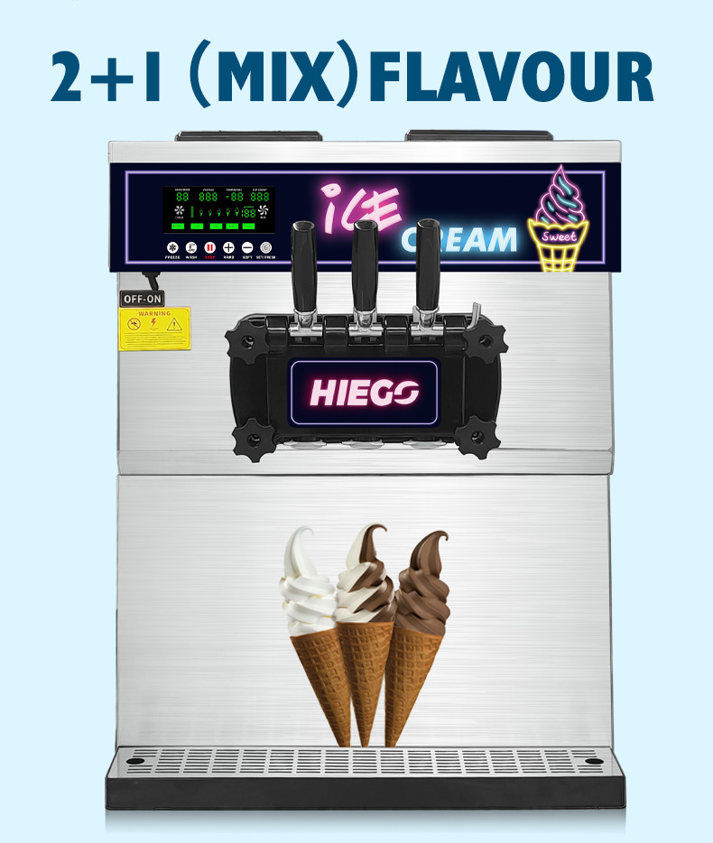 Mobile Gelato Maker Commercial 36l Hotel Commercial Ice Cream Machine