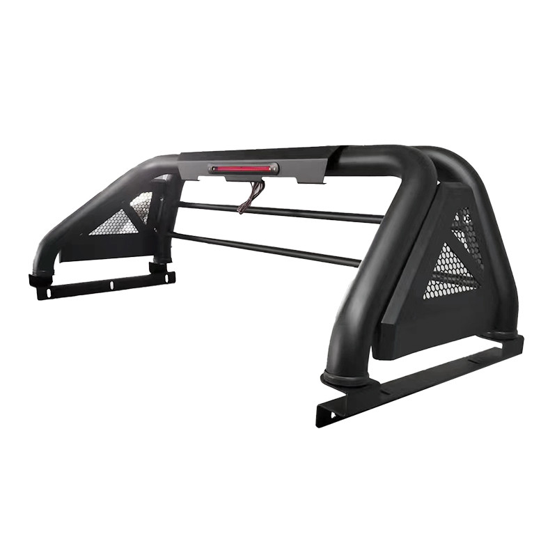 Powder Coated Steel Truck Roll Bar With Adjustable Tube For HILUX REVO