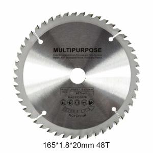 Quality Multipurpose TCT Woodworking Circular Saw Blade 165mm 48 Teeth For Cutting Metal wholesale