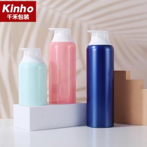 Quality 32MM 350ML 750ML Round Shouder Empty Lotion Containers 4cc Pump Cylindrical 500ml Pet Spray Bottle Shampoo Body Wash wholesale