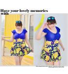 swimwear women bikini Large size swimsuit black dress Beach vacation sexy piece