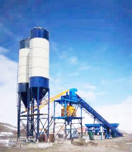 Quality 120m3 / H Forced Stationary Concrete Batching Plant Environmental Protection wholesale