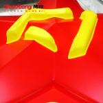 Outdoor large 3D irregular polygon visible advertising light box