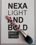 Dots Pattern Single Makeup Brush , Tapered Bristle Face Blush Brush