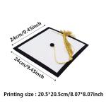 Printable Sublimation Graduation Cap Blanks For DIY Printing Sublimation