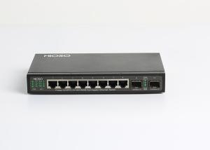 Quality Poe Switch 8 1000M PoE Ports + 2 1000M SFP Ports 10 Ports Gigabit Switch wholesale
