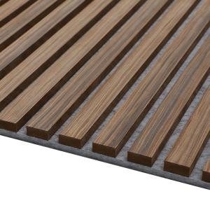 Quality 21mm Acoustic Sound Absorbing Panels Natural Wood Veneer Mdf For Walls wholesale