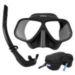 Universal Surfing Spearfishing Snorkel Mask Set With Breathing Tube