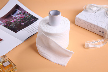 20*20cm 100% Pure Cotton Tissue Roll Travel Cotton Facial Tissue For Face Cleaner