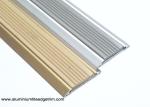 35 mm Width Flat Aluminium Threshold Strip With Anti Slip Rubber Insert