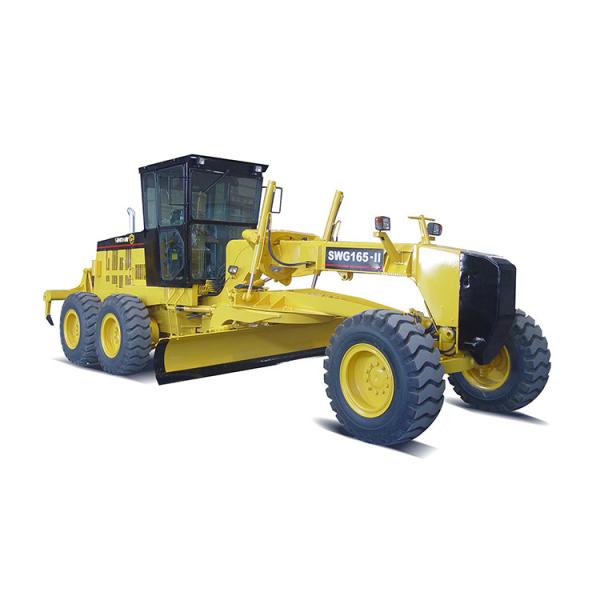 165hp Engine Power Soil Removal Equipment Hydraulic Mini Motor Grader One Year