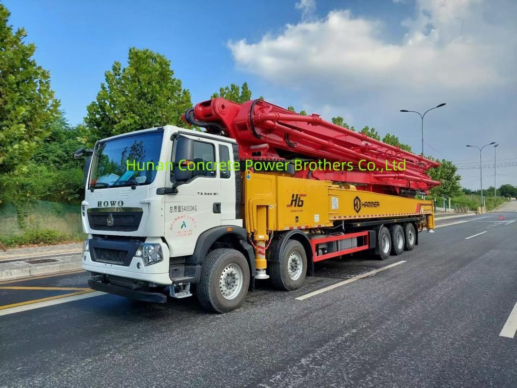New 75m Concrete Pump Truck Concrete Boom Pump