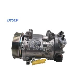 Quality 9675077280 Car Ac Compressor Replacement Peugeot 408 2.0 2014 DS5 DS6 1.6t C4 7C16 6PK wholesale