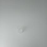 High Durability PET Half Cap Plastic Top Cap Customizable Unbreakable