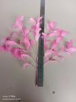 Shipping FEDEX Stripped Goose Feather Flower Mount with Wire Accessory