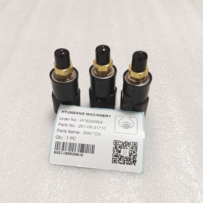 Excavator Parts Pressure Switch 20Y-06-21710 20Y0621710 For PC200-6