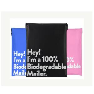 Quality Cartoon Children Gift Boxes Express 100% Biodegradable Courier Bags Matte Black Pink wholesale