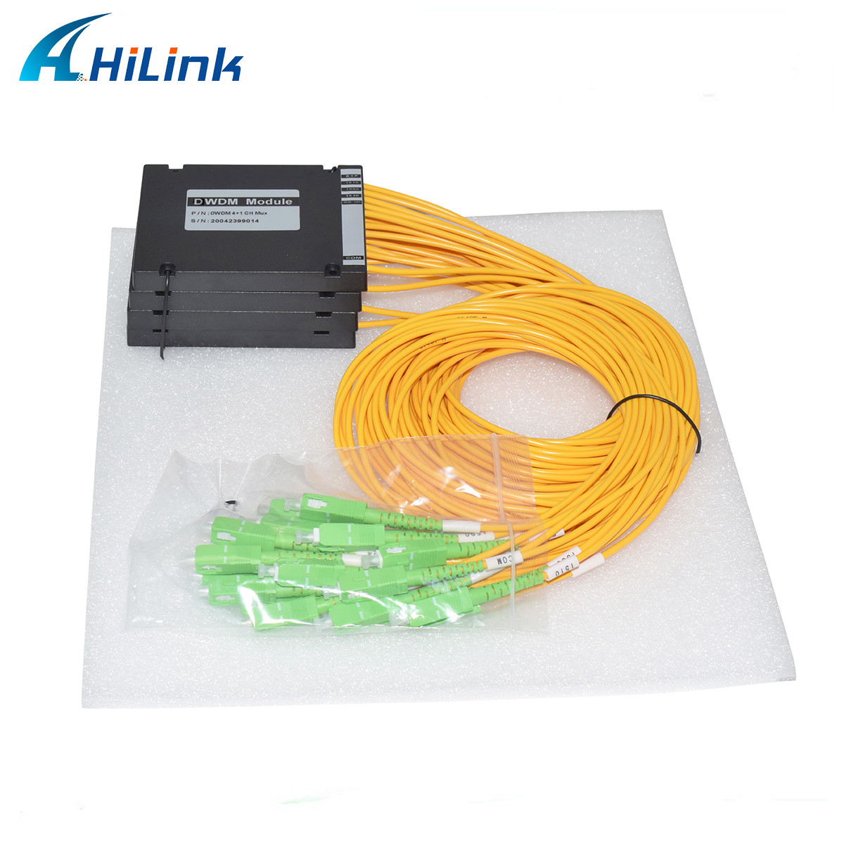 4+1CH DWDM Mux Demux 4CH Module With Express Port ABS Box