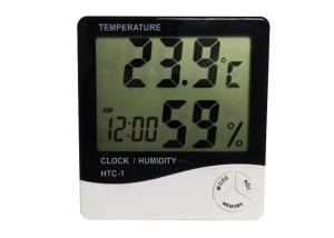Quality Office / Baby Room Digital Hygro Thermometer Calendar Display With Clock wholesale
