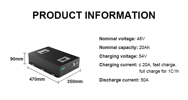 LFP Lithium Iron Phosphate Battery Pack 32700 48V 20Ah Lifepo4 Battery