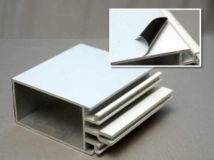 Quality Plastic 0.1mm 200mm Steel Extrusion Profile Protection Tape For Window Door Frame wholesale