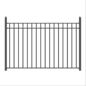 Quality Home Garden Iron Wrought Fence Ornamental Black Decorative Metal wholesale