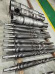 Alloy Wear Resistant 92/188 Conical Extrusion Double Screw And Barrel /