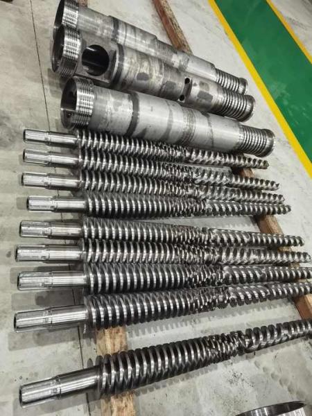 51/105 Automatic Conical Extrusion Conical Twin Screw & Barrel For Pvc Profiles