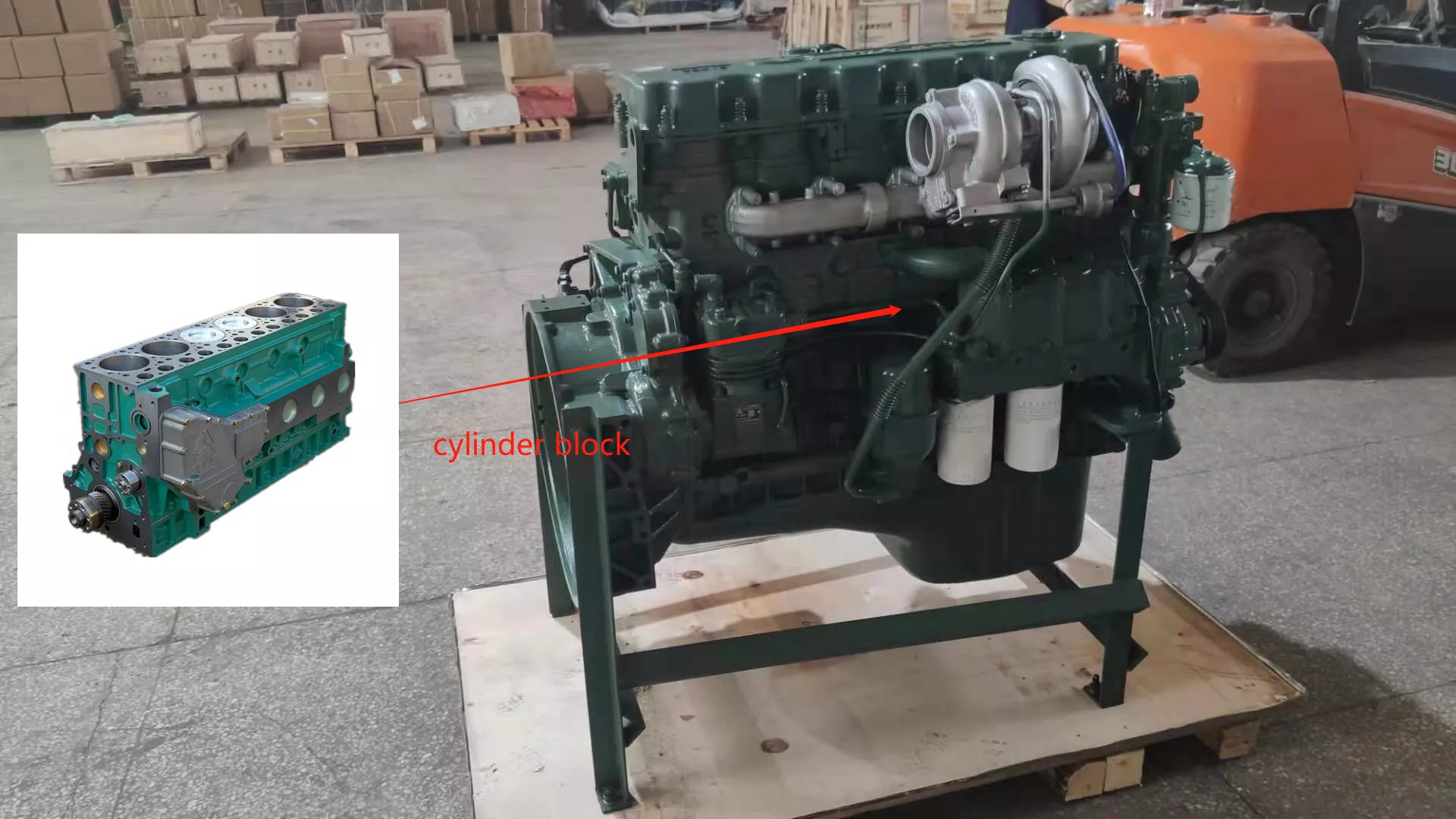 ISUZU 4HK1 6HK 4JJ1 4JB1 4JF1 Engine Diesel Parts Cylinder Block Excavator Cylinder Blocks 8982045280 for Car Fitment