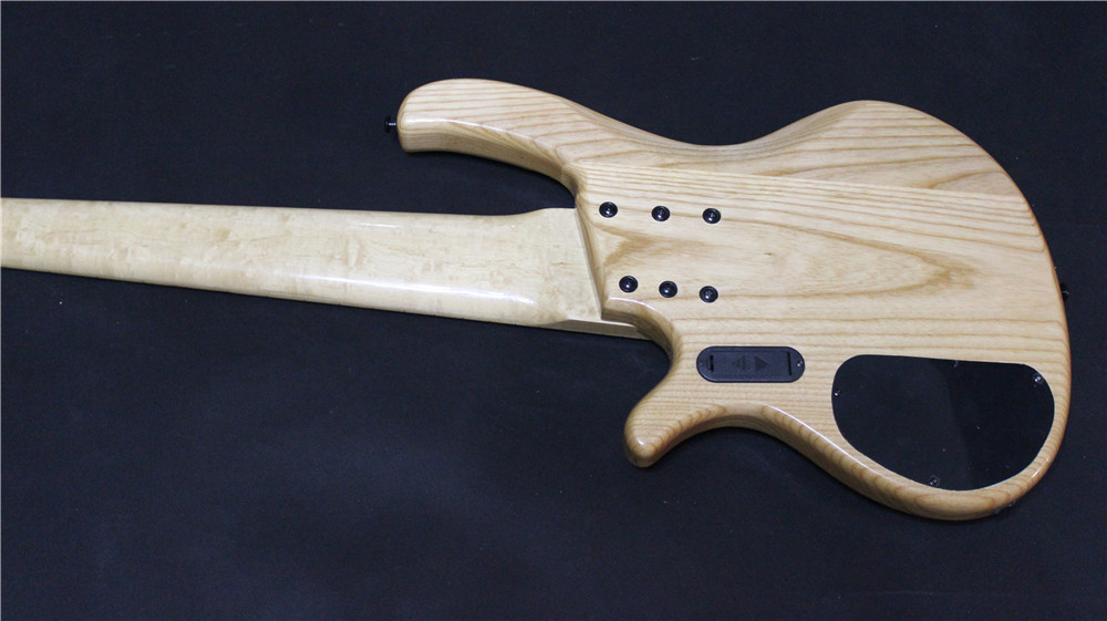 6 string classic electric bass active circuit EMG black hardware free shipping