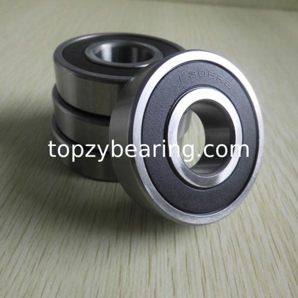 Single Row 6305 2rs Chrome Steel Bearing deep groove ball bearing 6305 2RSR Size
