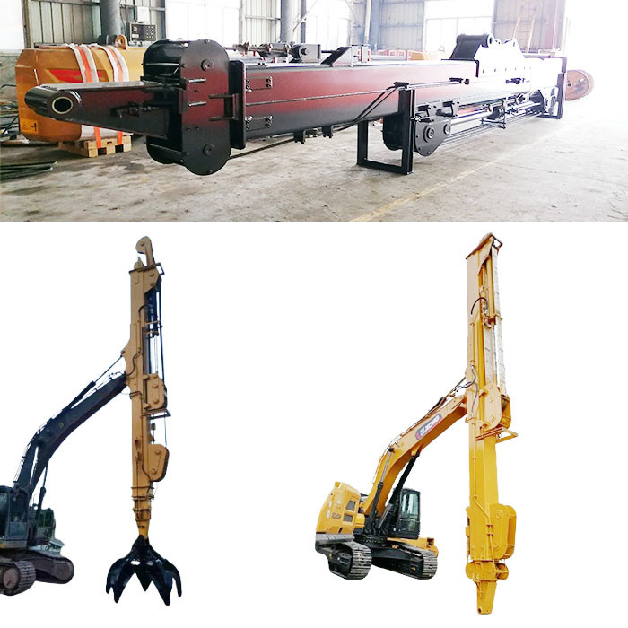 Telescopic Dipper Clamshell Telescopic Arm for Cat 350 Sany 500 Hitachi 490