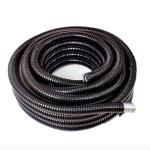 Electric Cable Wire Protection Plastic Coated Metal Hose with Flanged Connection