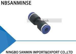 Quality PUC Type Pneumatic Fitting Air Plastic Fitting Tube Fitting Connector Compressor Tube Union Straight Sanmin wholesale