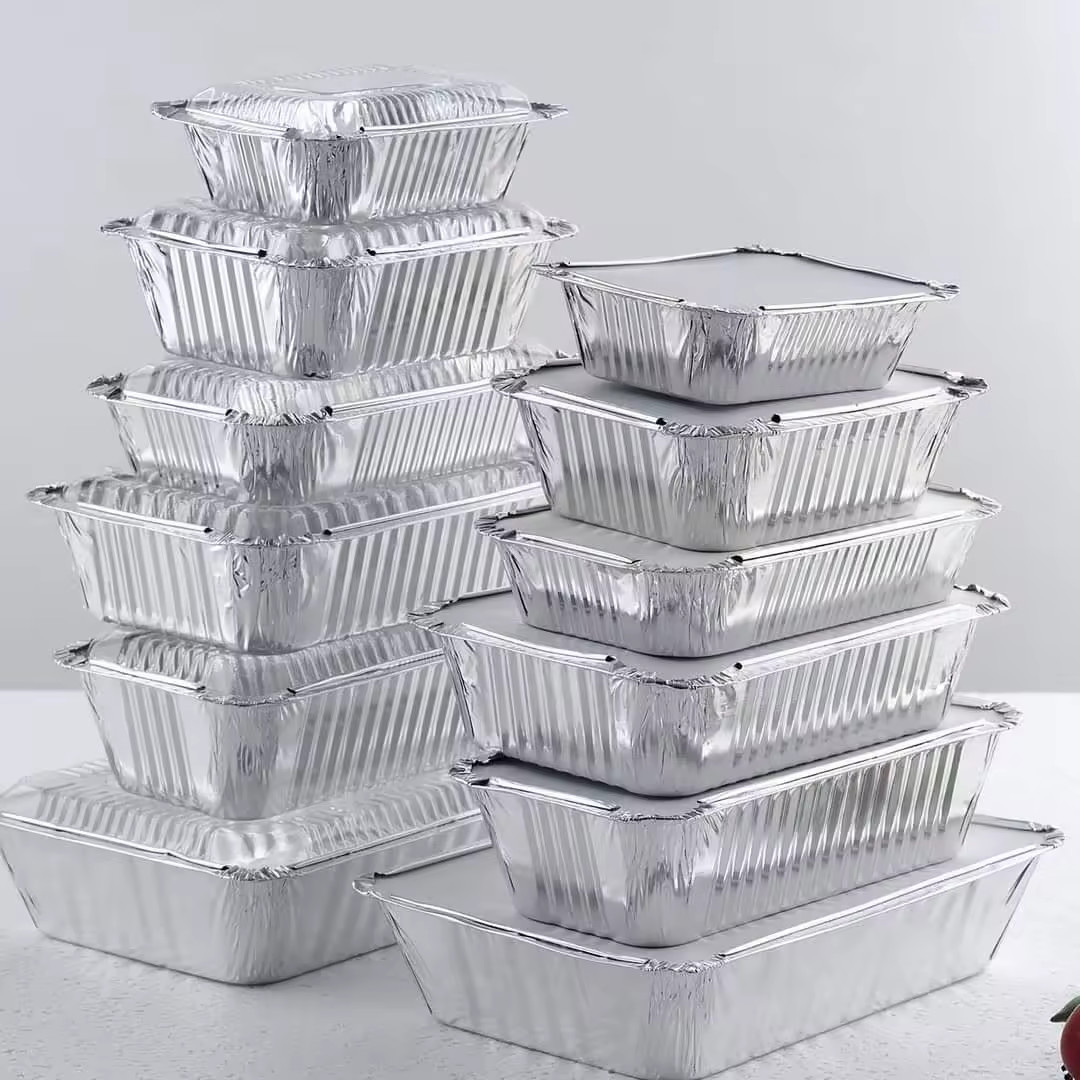 Foil Box Disposable Catering Aluminum Foil Serving Pan For Party Activities