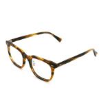 Square Pink Small Round Acetate Glasses Handmade Full-Rim Frame Personal