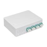 SM / MM Fiber Wall Outlet Box 4 Core Outdoor Fiber Termination Box