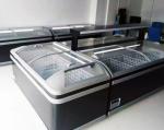 Automatic Defrost Open Top Chest Supermarket Freezer Island Freezer Sliding