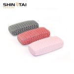 Manufacture PU Leather Sunglass Case Optical Metal Hard Case Spectacle Iron Case