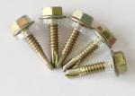 Hexagonal Flange Self Drilling Screws For Aluminium , Self Tapping Metal Screws