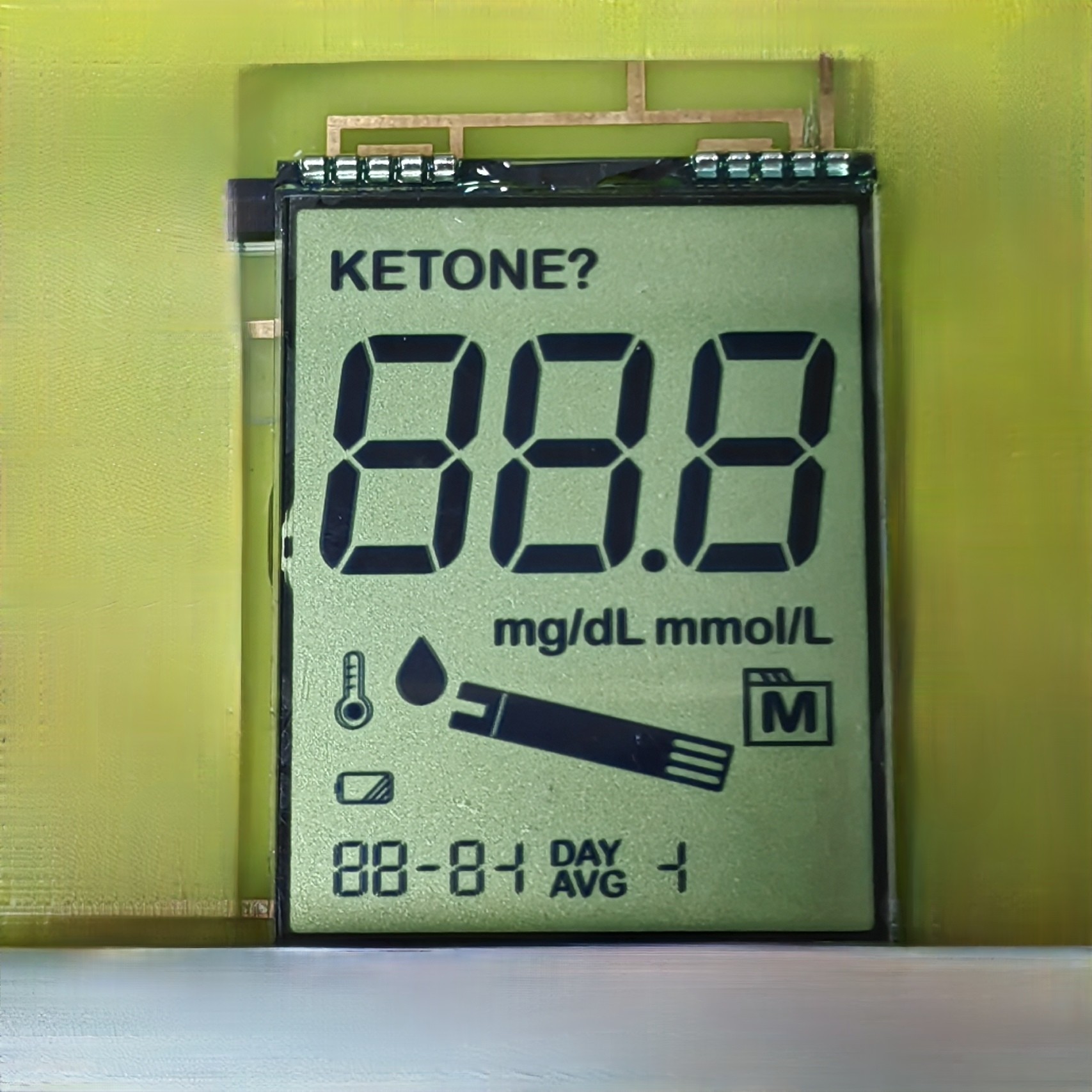 Reflective HTN Character LCD Display, 20x4 Large Size Dot Matrix 6h Angle