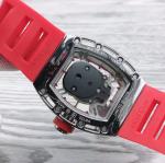 Men'S Fashion Casual Silicone Wrist Watch Sapphire Glass Automatic Mechanical
