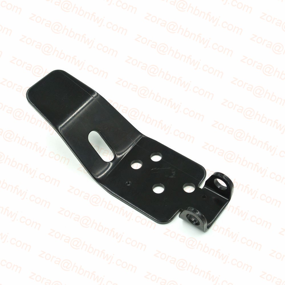 Customized Stainless Steel Corner Bracket with Black Powder Coated Triangle Structure