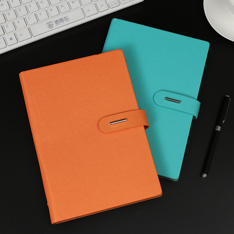 2022 Monthly Planner Hardcover Customized Leather Notebook Gift Set Executive Agenda