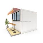 Mobile Steel Structure Wooden Shop Fast Selling Booth Direct Home Bar Coffee