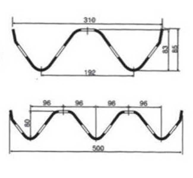 PLC Steel W Beam Guardrail Roll Forming Machine With 2 Years Warranty