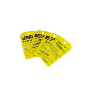 Quality Safety Warning Tag Customized Plastic Lockout Tags Safety Lockout Tagout wholesale