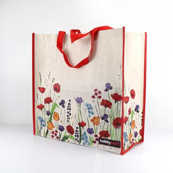 Eco Friendly 165Gsm Sewing Shopping Bags Full Color Custom Printed Non Woven